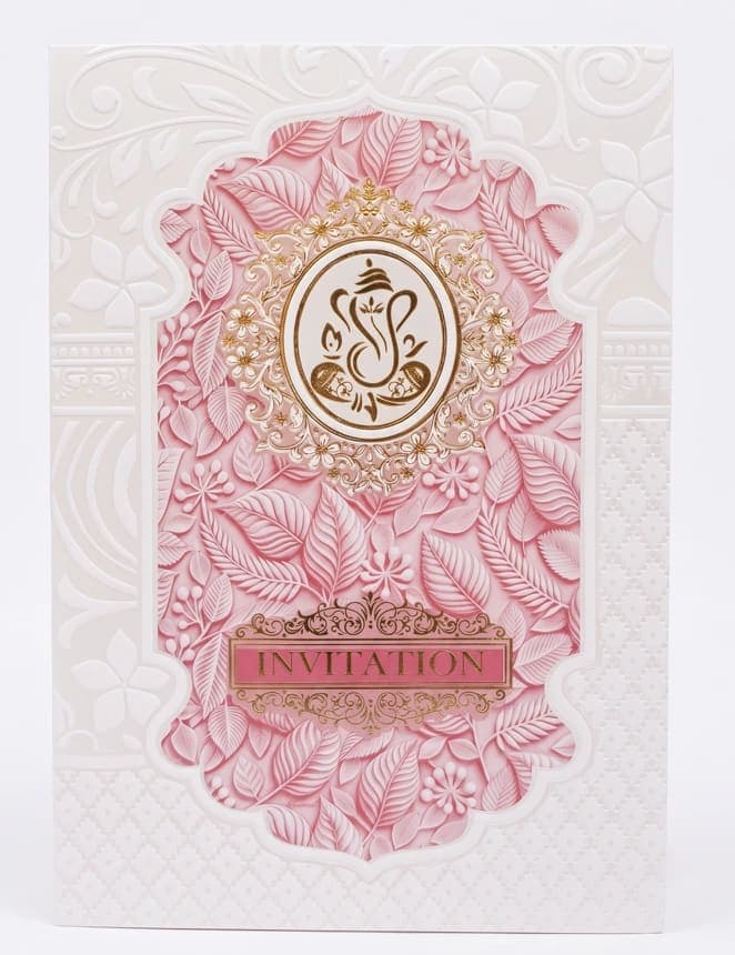 Regal Ganesha Motif Card